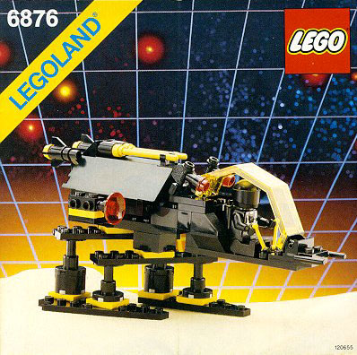 LEGO 6876 - Blacktron Alienator, 1988