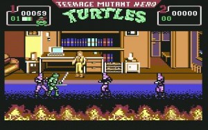Teenage Mutant Heroes Turtles C64