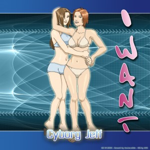 Cyborg Jeff - I Want - EP - cover by Steve Kossouho