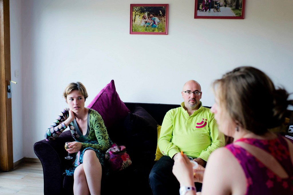 La rencontre des voisins - crémaillère