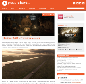Resident Evil 7 – Premières terreurs