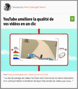 Youtube stabilise vos vidéos