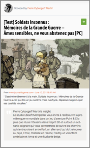 Soldats Inconnus : Mémoires de la Grande Guerre – Âmes sensibles, ne vous abstenez pas