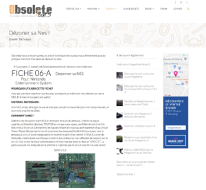 Dézoner sa NES - Obsolete Tears