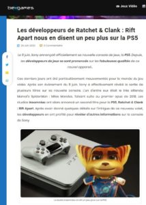 Les développeurs de Ratchet & Clank : Rift Apart nous en disent un peu plus sur la PS5