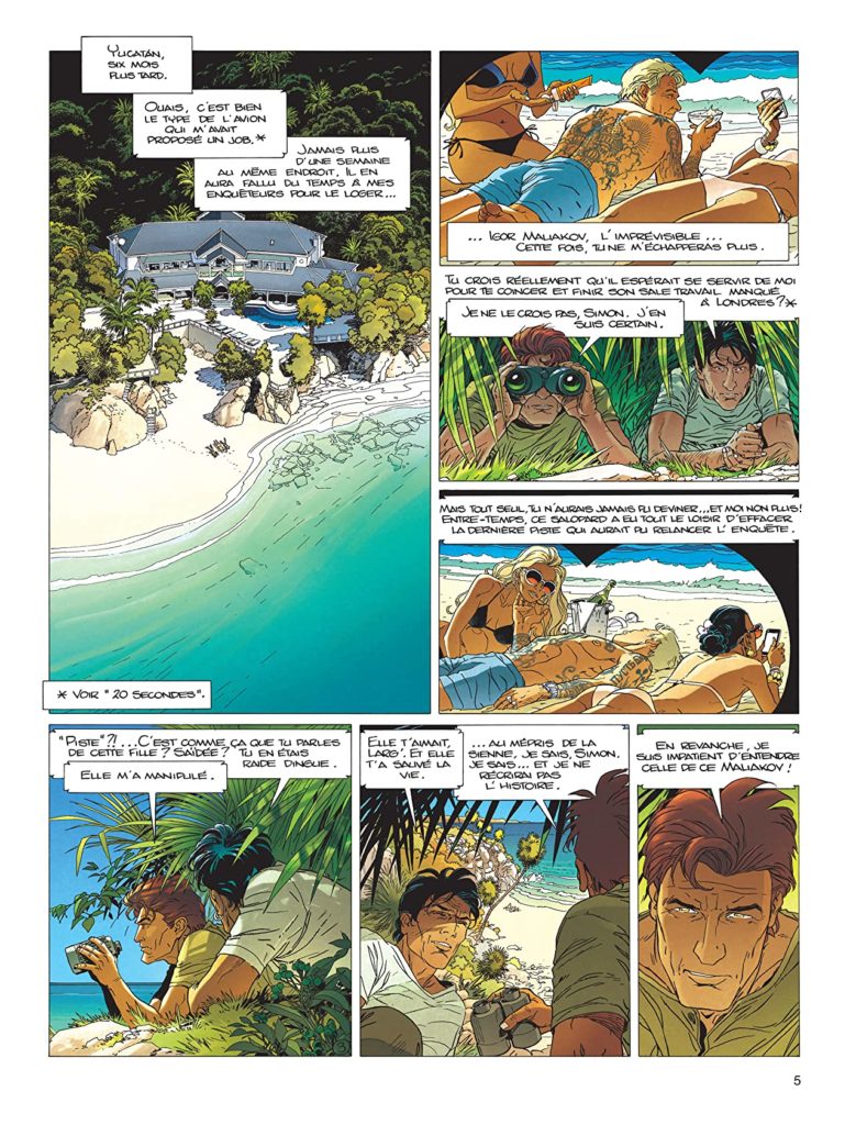 1° page du tome 21 de Largo Winch