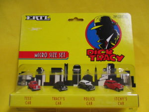 Dick Tracy Micro Size Set - ERLT - Disney, 1990