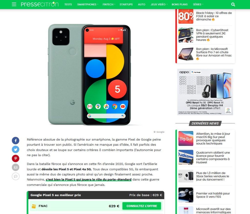 Google Pixel 5