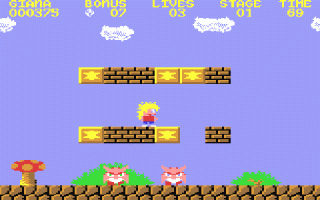 Giana Sisters - C64 (Rainbow Arts - Time Warp, 1987) Giana Sisters - C64 (Rainbow Arts - Time Warp, 1987)